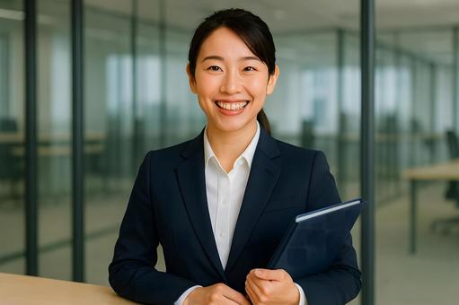 自信ある営業女性の写真