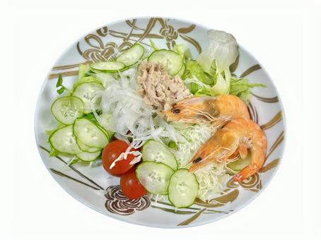 サラダ サラダ サラダ,野菜,トマトの写真素材