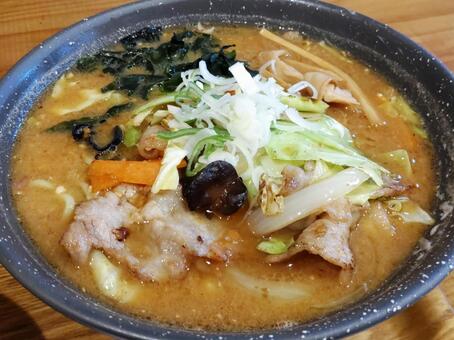 ラーメン 焼肉味噌ラーメン,焼肉みそラーメン,みそラーメンの写真素材