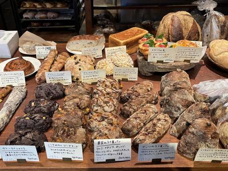 美味しそうなパン売り場 パン,パン屋さん,ベーカリーの写真素材