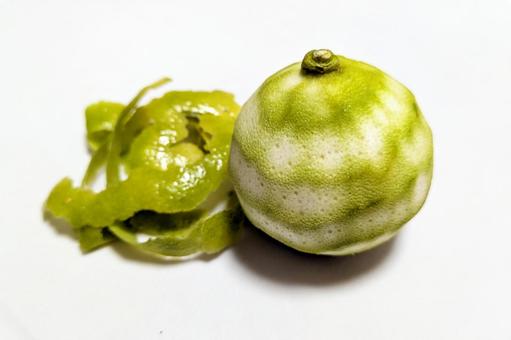 皮を剥いたベルガモットの実_08 ベルガモット,柑橘,柑橘類の写真素材