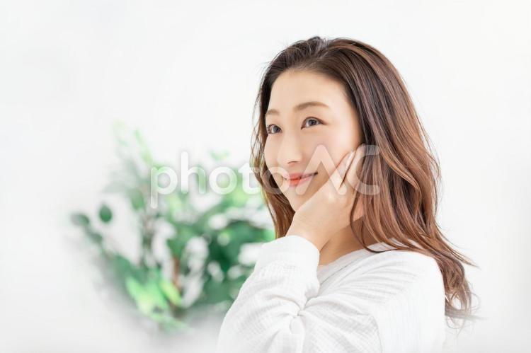 女性のイメージ 美容,女性,スキンケアの写真素材