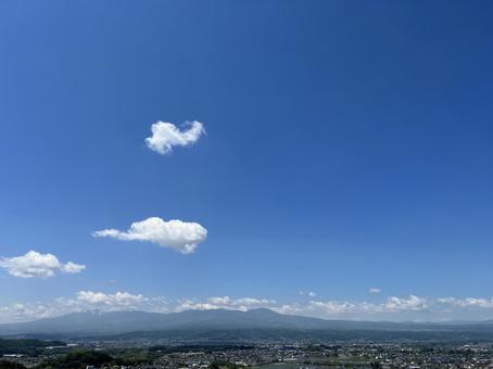 青空と雲の風景 青空と雲の風景の写真