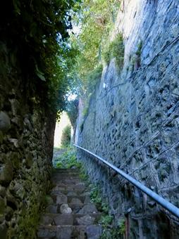 イタリア世界遺産 チンクエテッレ路地2 イタリア世界遺産 チンクエテッレ路地2の写真