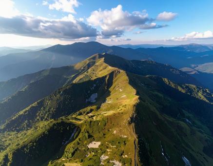 山 ドローン③ 山 ドローン③の写真