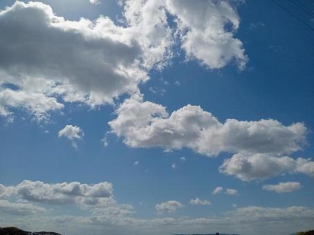 4月の空 4月の空の写真