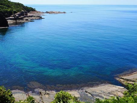 須佐ホルンフェルス 須佐湾 須佐ホルンフェルス 須佐湾 山口県,山口,萩市の写真素材