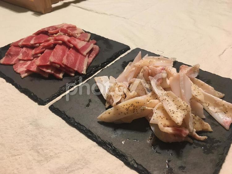 生ハム　軟骨 生ハム,イタリアン,軟骨の写真素材
