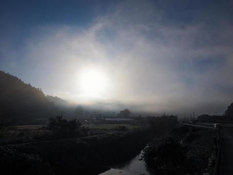 夜明け_024 自然,風景,景観の写真素材