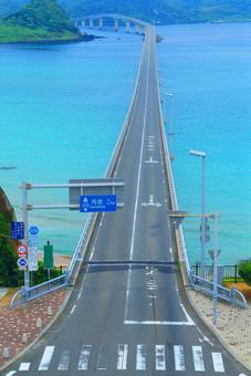 角島大橋 角島大橋 角島大橋,角島,橋の写真素材