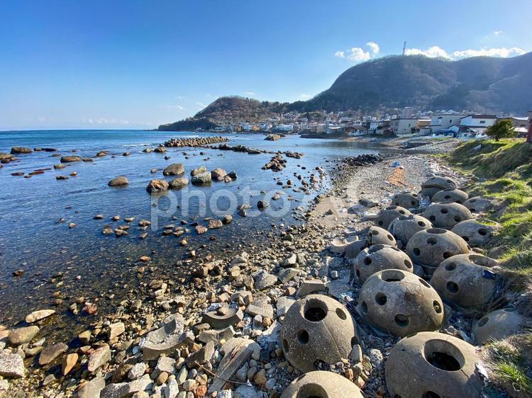 函館の海岸 函館,北海道,海岸の写真素材