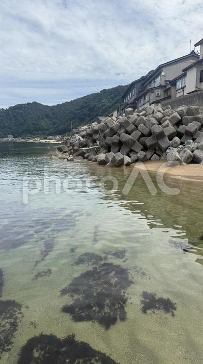 新潟県の綺麗な海1 新潟県,新潟,海の写真素材