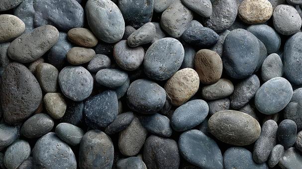 上から見た、多様な石のクローズアップ 上から見た、多様な石のクローズアップの写真