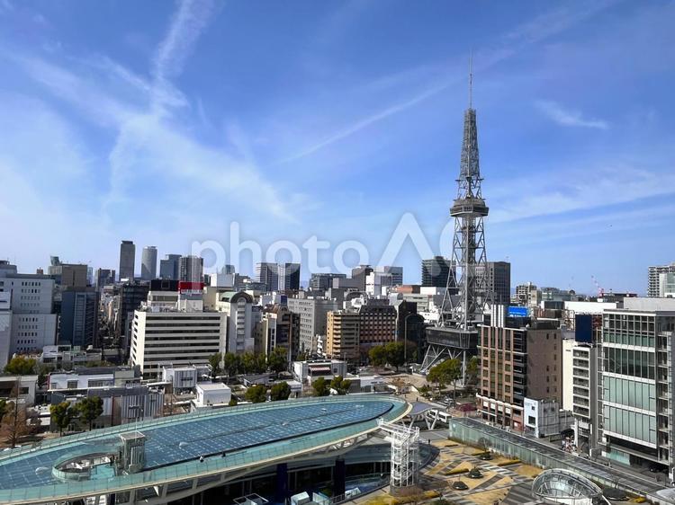 都会の街の風景 街並み,町並み,ビル群の写真素材
