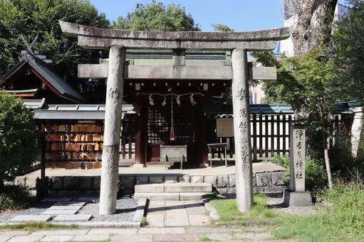生國魂神社　浄瑠璃神社 生國魂神社,浄瑠璃神社,いくくにたまじんじゃの写真素材