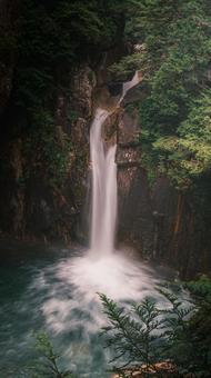 渓谷の滝 渓谷の滝の写真