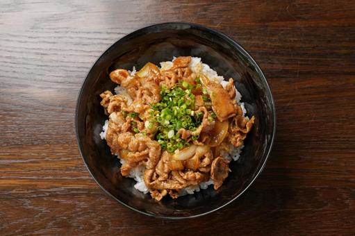 豚丼 豚丼 豚丼,豚肉,豚肉調理の写真素材