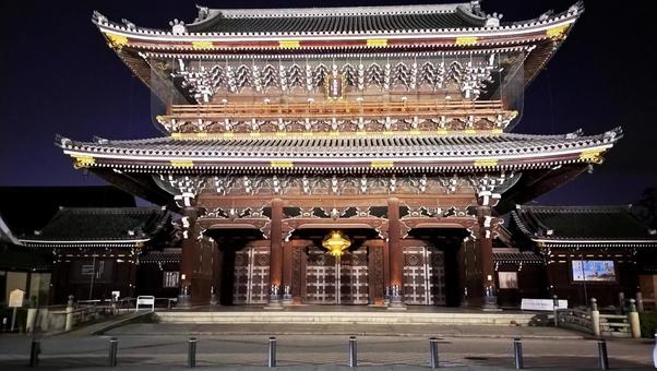 京都 寺 京都,寺,東本願寺の写真素材