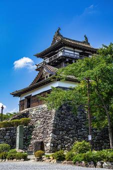 丸岡城 丸岡城 丸岡城,日本100名城,天守の写真素材