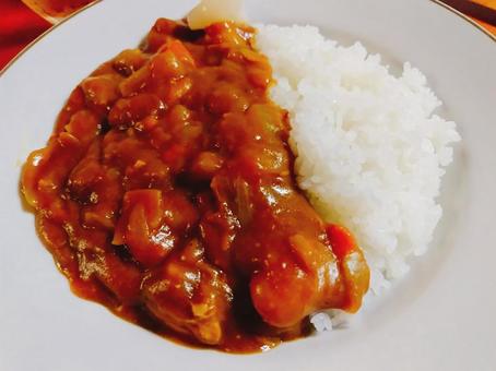 チキンカレー カレー,チキン,じゃがいもの写真素材