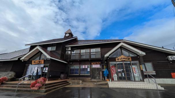 JR東日本  北上線　ほっとゆだ駅　駅舎 jr東日本,jr,北上線の写真素材