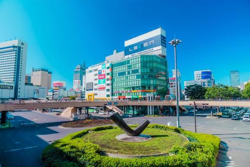【宮城】仙台駅周辺の街並み 【宮城】仙台駅周辺の街並み 仙台駅,仙台,宮城の写真素材