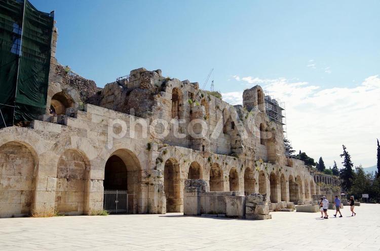 ギリシャ　アテネ　イロド・アティコス音楽堂 ギリシャ,アテネ,音楽堂の写真素材