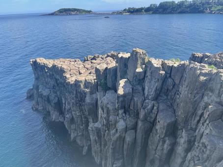 東尋坊から見える海4 東尋坊から見える海4の写真
