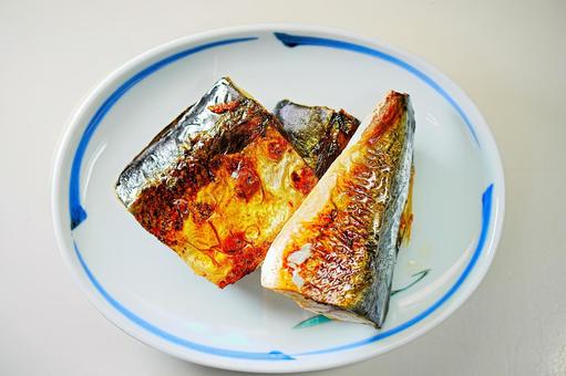 焼さば 焼さば 塩サバ,食卓,食事の写真素材