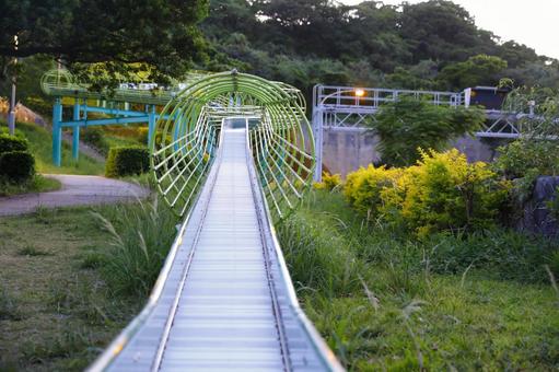 すべり台の写真