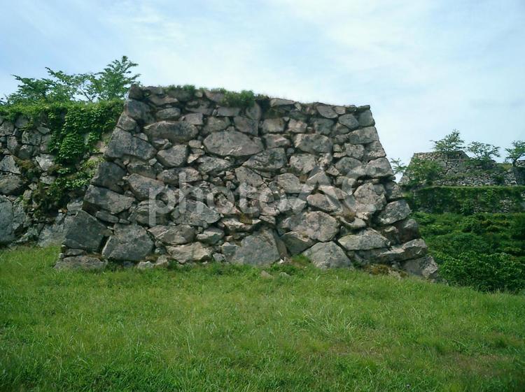 竹田城三の丸 竹田城,虎臥城の写真素材