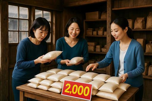 備蓄米の古古米と主婦4 備蓄米の古古米と主婦4の写真
