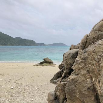 沖縄離島のビーチ 沖縄離島のビーチの写真