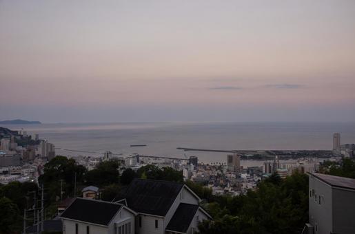 熱海の夕景 熱海の夕景 熱海,相模湾,夕景の写真素材