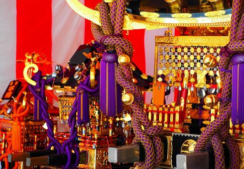 お神輿 日本の伝統的なイベント 夏祭り お神輿,神輿,お祭りの写真素材