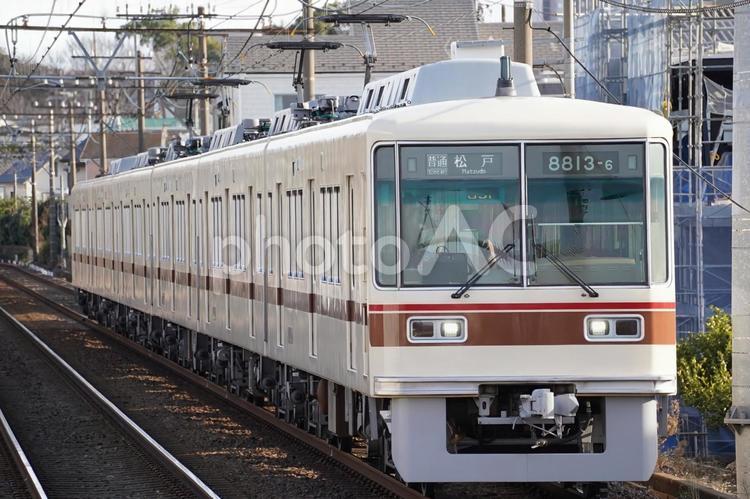 新京成電鉄8800形新京成旧塗装 新京成,京成,8800形の写真素材
