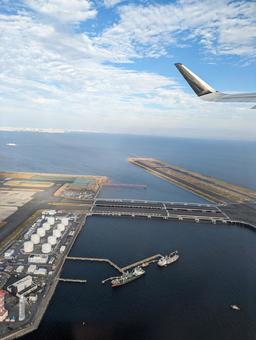 羽田空港D滑走路(新滑走路) 羽田空港D滑走路(新滑走路)の写真