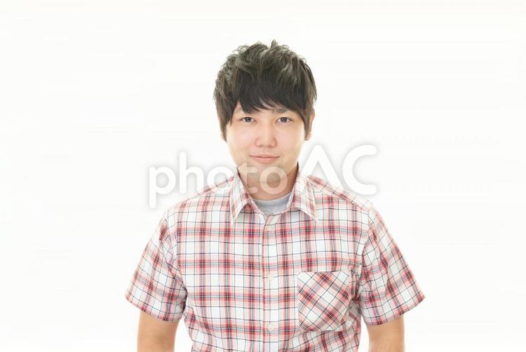 笑顔の男性 男性,家族,家庭の写真素材