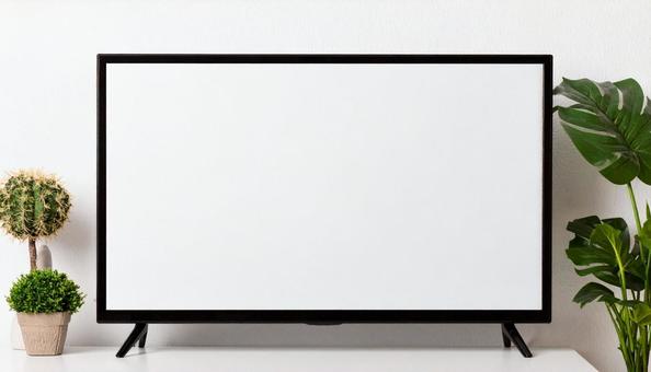 大きな薄型のテレビ 大きな薄型のテレビの写真