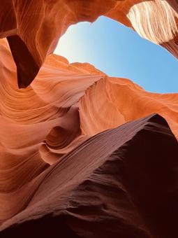 自然の景色、風景 自然の景色、風景 アンテロープキャニオン,自然,風景の写真素材