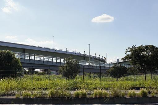 久喜白岡ジャンクション 久喜白岡ジャンクション 東北自動車道,東北道,圏央道の写真素材