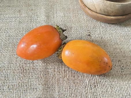 筆柿 筆柿,柿,果物の写真素材