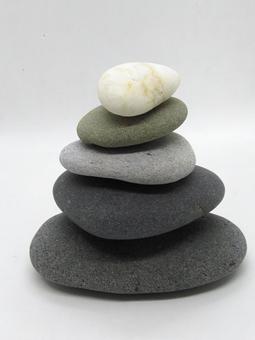 石 石,自然石,丸いの写真素材