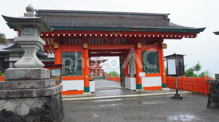 鵜戸神宮　神門 鵜戸神宮,宮崎県,神社の写真素材