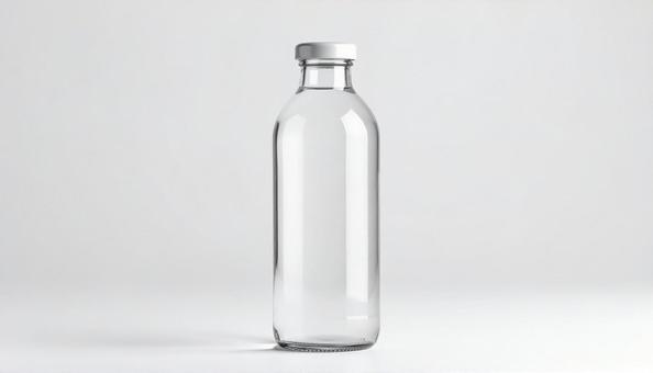 透明ボトル 透明ボトルの写真