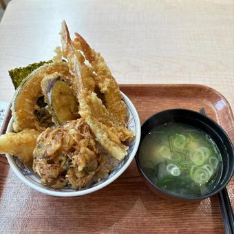 天丼 天丼 天丼,揚げ物,サクサクの写真素材