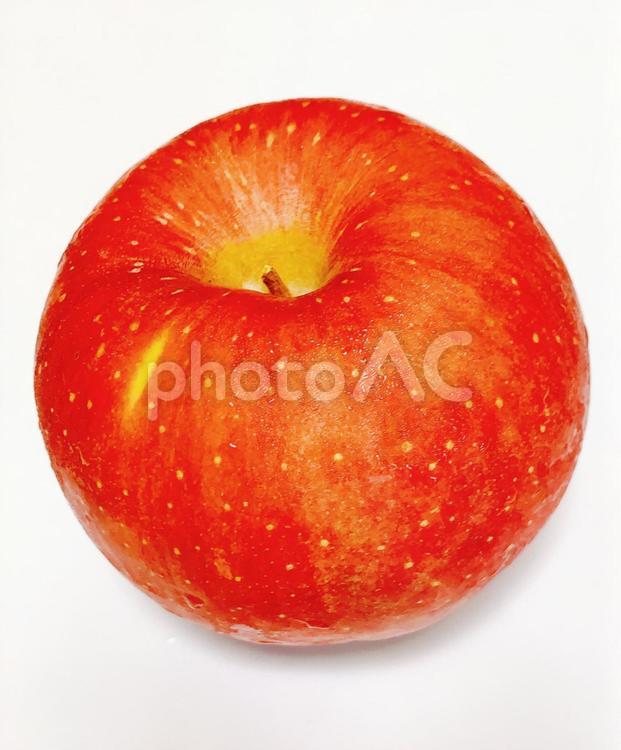 りんご　林檎　果物　イメージ　素材 林檎,秋,赤いの写真素材