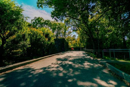【大阪】大阪城公園駅の街並みの写真