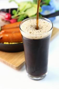 黒ビール 黒ビールの写真