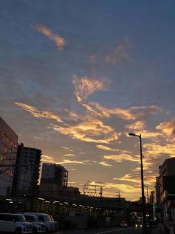 夕暮れ 夕暮れの写真